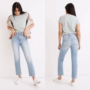 Madewell The Perfect Vintage Jean in Coney Wash: Destroyed Edition